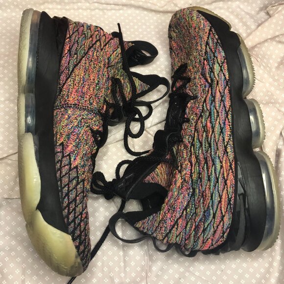 LeBron 15 Fruity Pebble Black – Size 11.5 - Picture 5 of 7